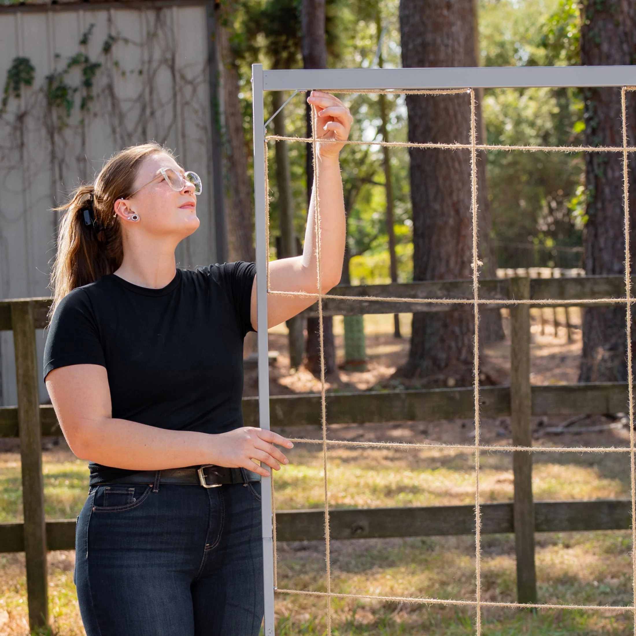 Metal Frame String Trellis - Image 2